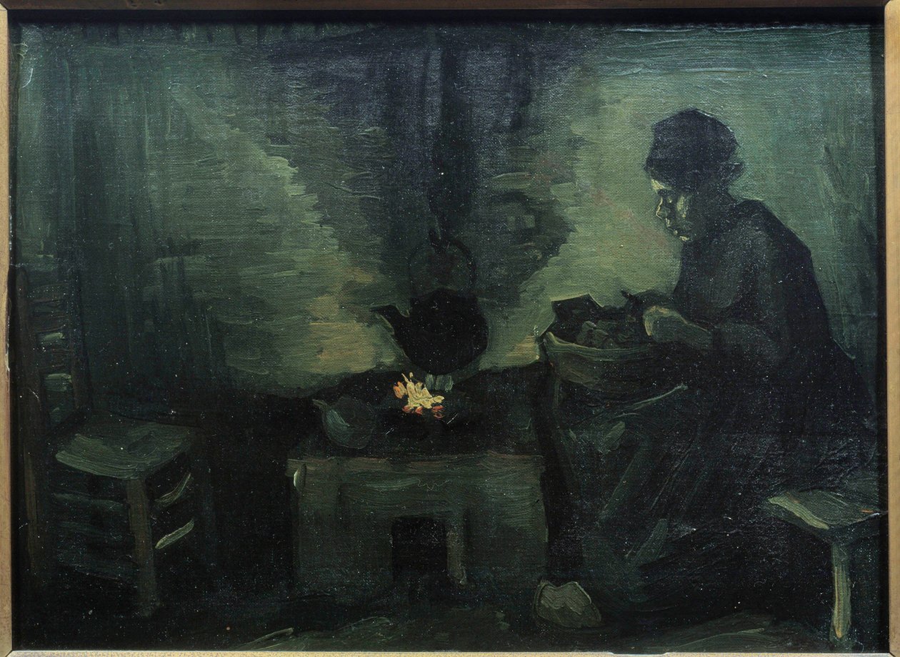 Bonde Peiture Marouflee på tre av Vincent van Gogh (1853-1890) 1885 Søn. 0,29x0,4 m Paris, Musee d