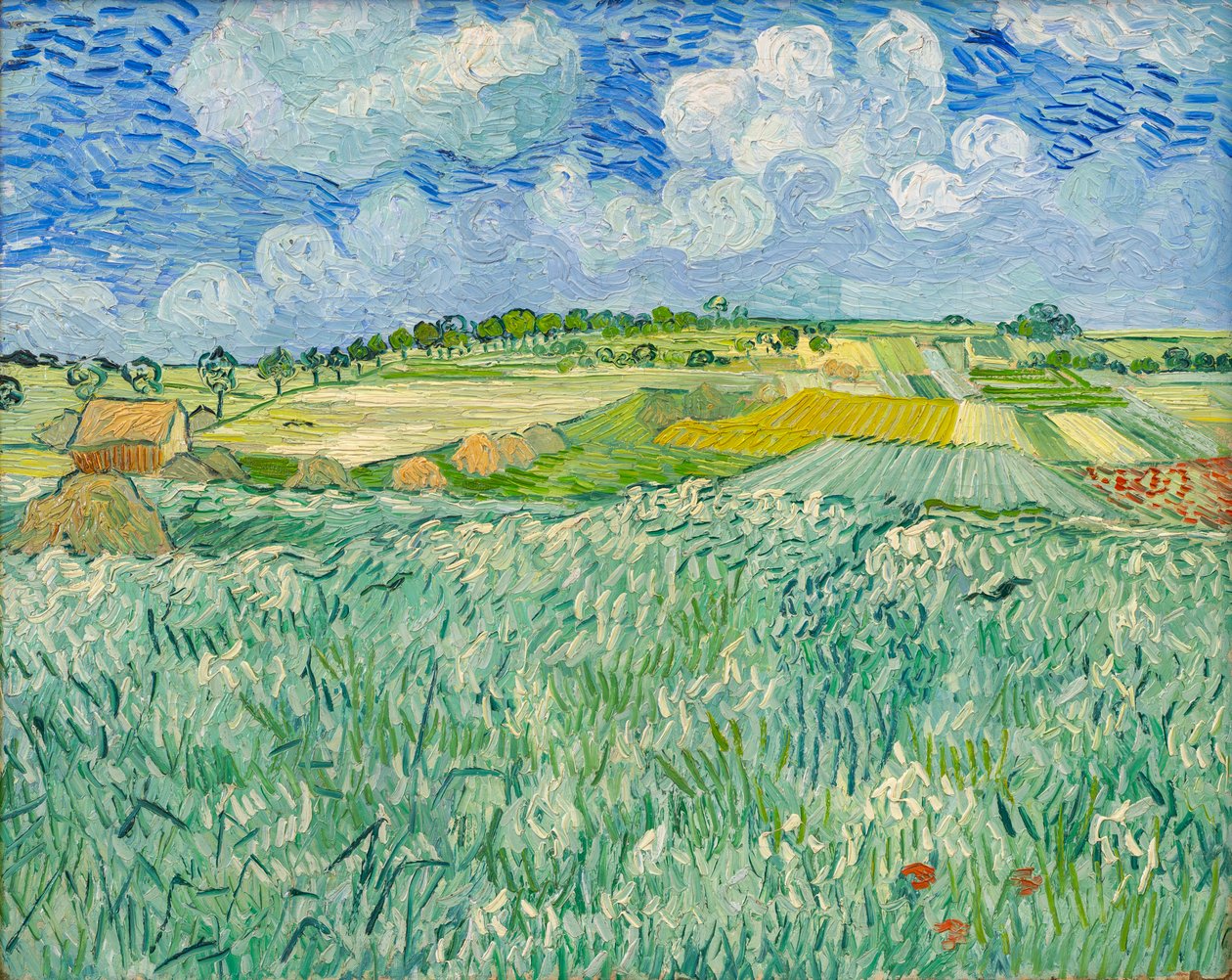 Slette nær Auvers av Vincent van Gogh