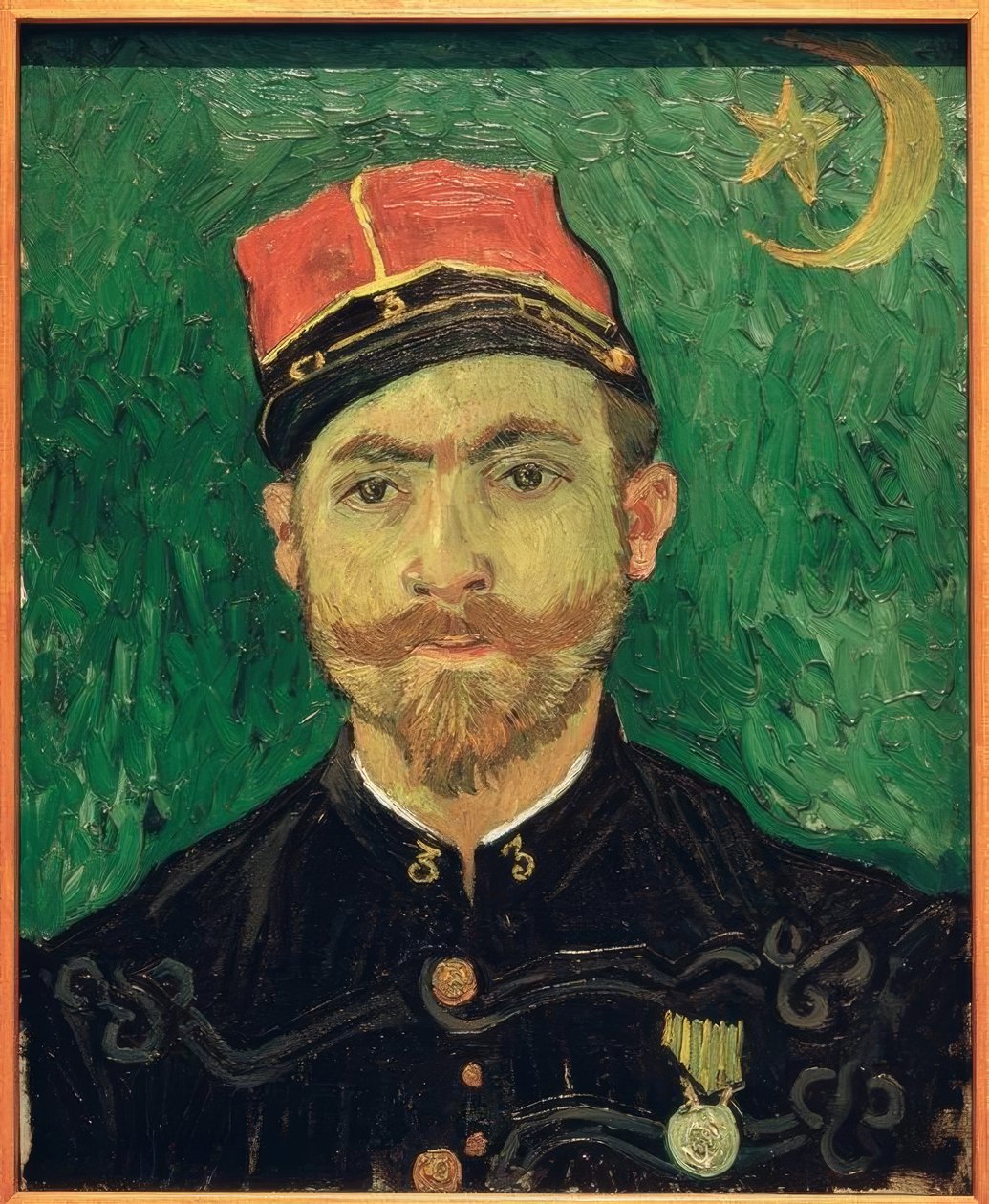 Portrett av Milliet av Vincent van Gogh