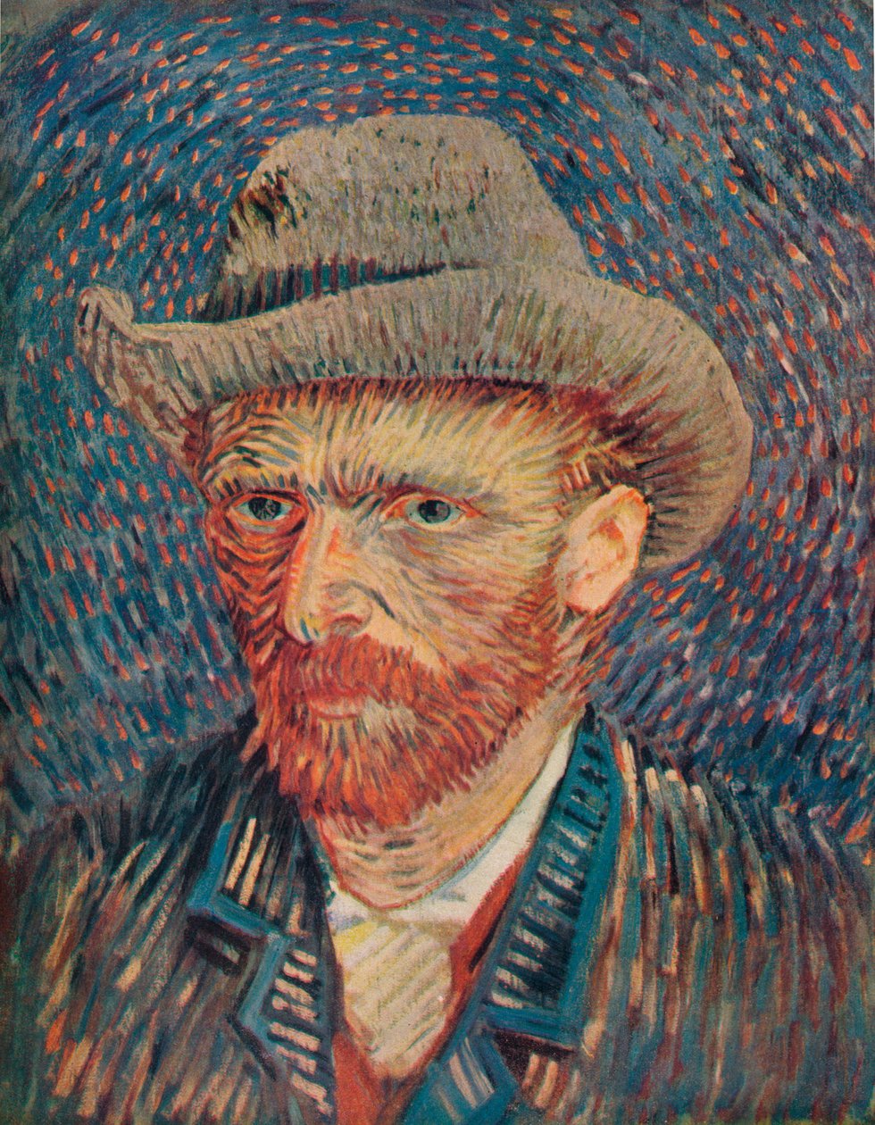 Portrett av kunstneren, 1887 av Vincent van Gogh