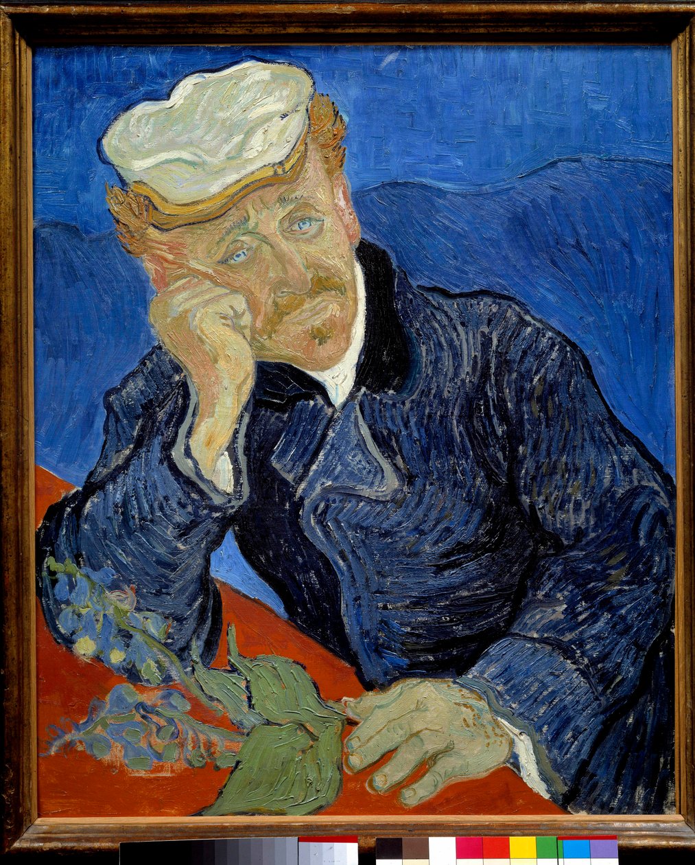 Portrett av doktor Paul Gachet (1828-1909) Maleri av Vincent van Gogh (1853-1890) 1890 Søn. 0,68x0,57 m Paris, musee d