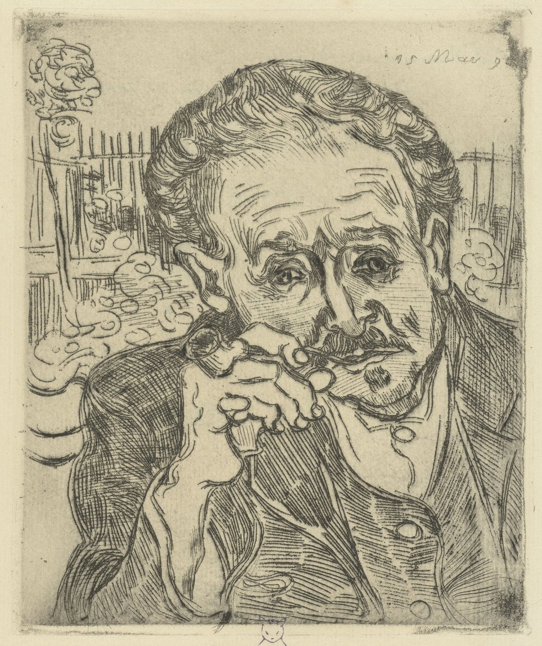 Portrett av Dr Gachet av Vincent van Gogh