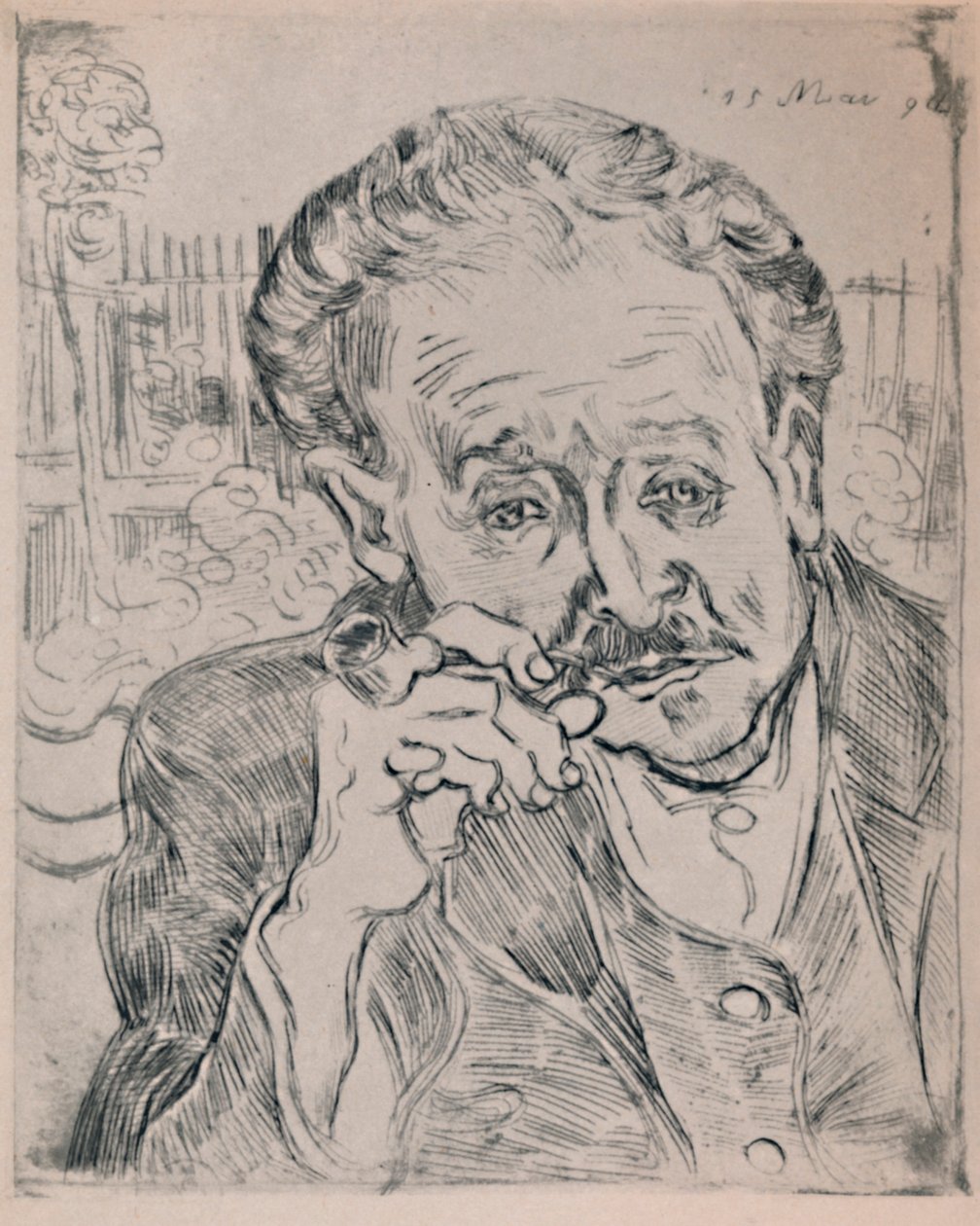 Portrett av Dr. Gachet, ca. 1890, 1946 av Vincent van Gogh