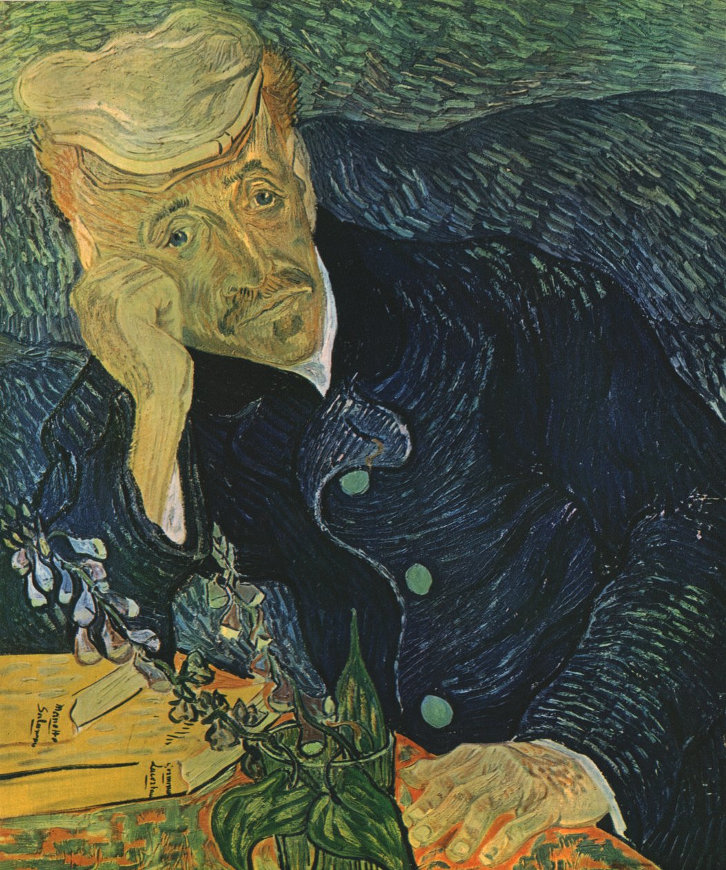 Portrett av Dr Paul Gachet, juni 1890, 1947. av Vincent van Gogh