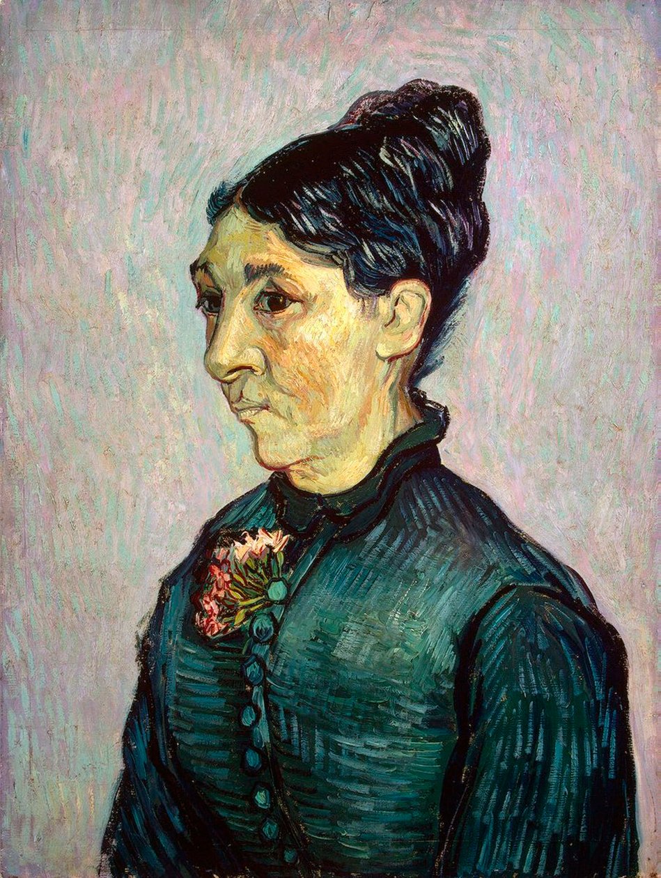 Portrett av Madame Jeanne Lafuye Trabuc, 1889. av Vincent van Gogh