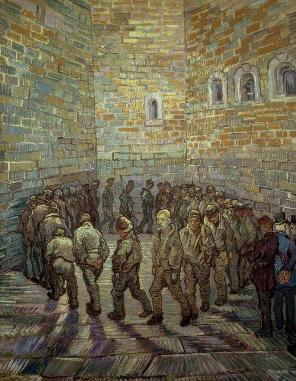Runde med fanger av Vincent van Gogh