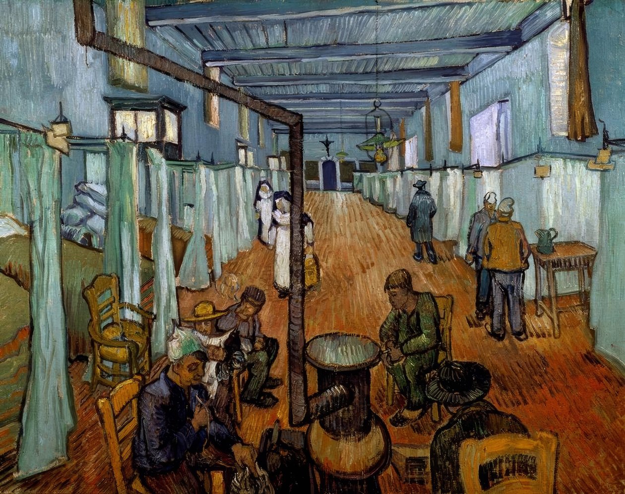 Hybel på sykehuset i Arles av Vincent van Gogh