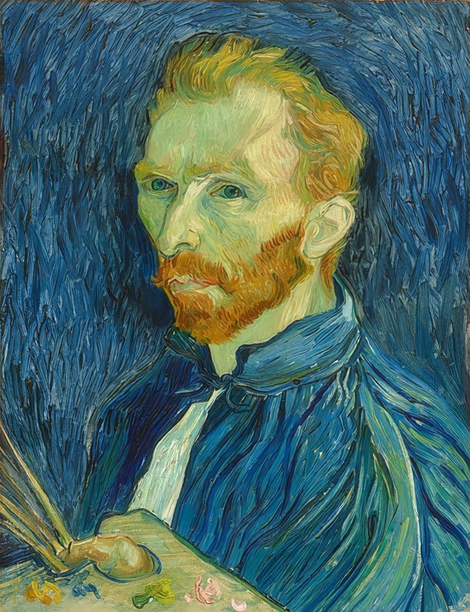 Selvportrett. 1889 av Vincent van Gogh