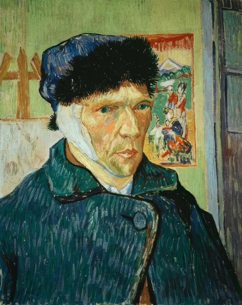 Selvportrett med bandasjert øre av Vincent van Gogh