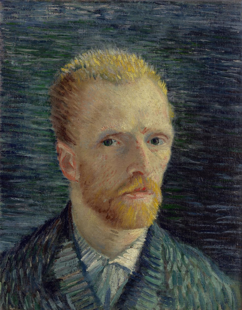 Selvportrett av Gogh, Vincent, van (1853-1890). Olje på lerret, størrelse: 42,2x34,5 av Vincent van Gogh