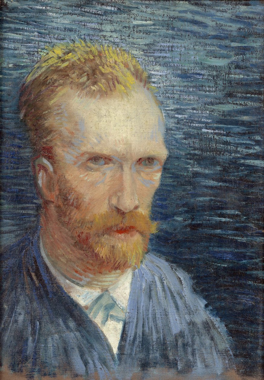Selvportrett av Gogh, Vincent, van (1853-1890). Olje på lerret, størrelse: 43,2x31,3 av Vincent van Gogh