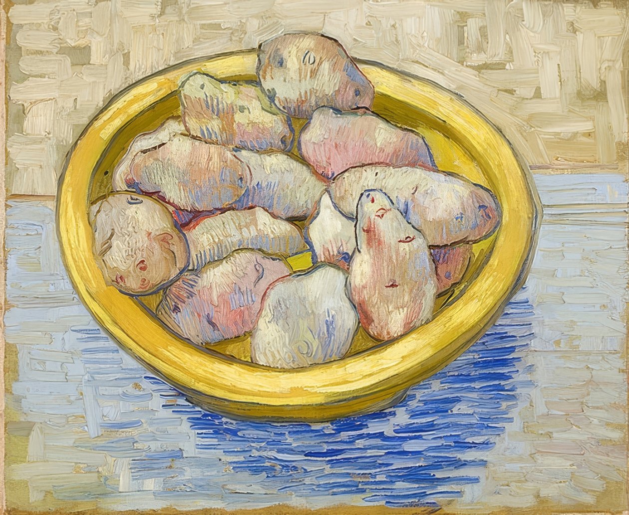 Stilleben med poteter. 1888 av Vincent van Gogh