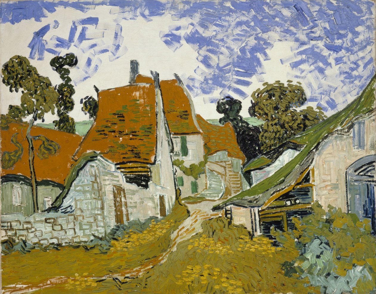Gate i Auvers-sur-Oise av Vincent van Gogh