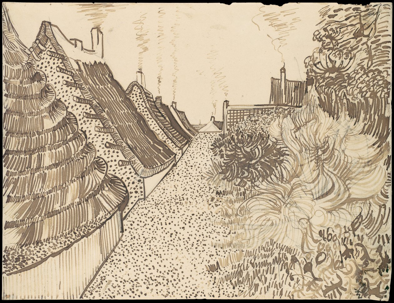 Gate i Saintes-Maries-de-la-Mer av Vincent van Gogh