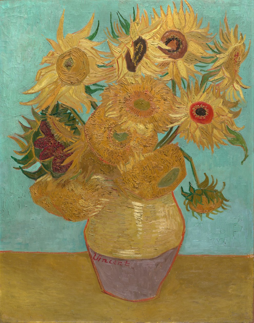 Solsikker / Vase med tolv solsikker av Vincent van Gogh