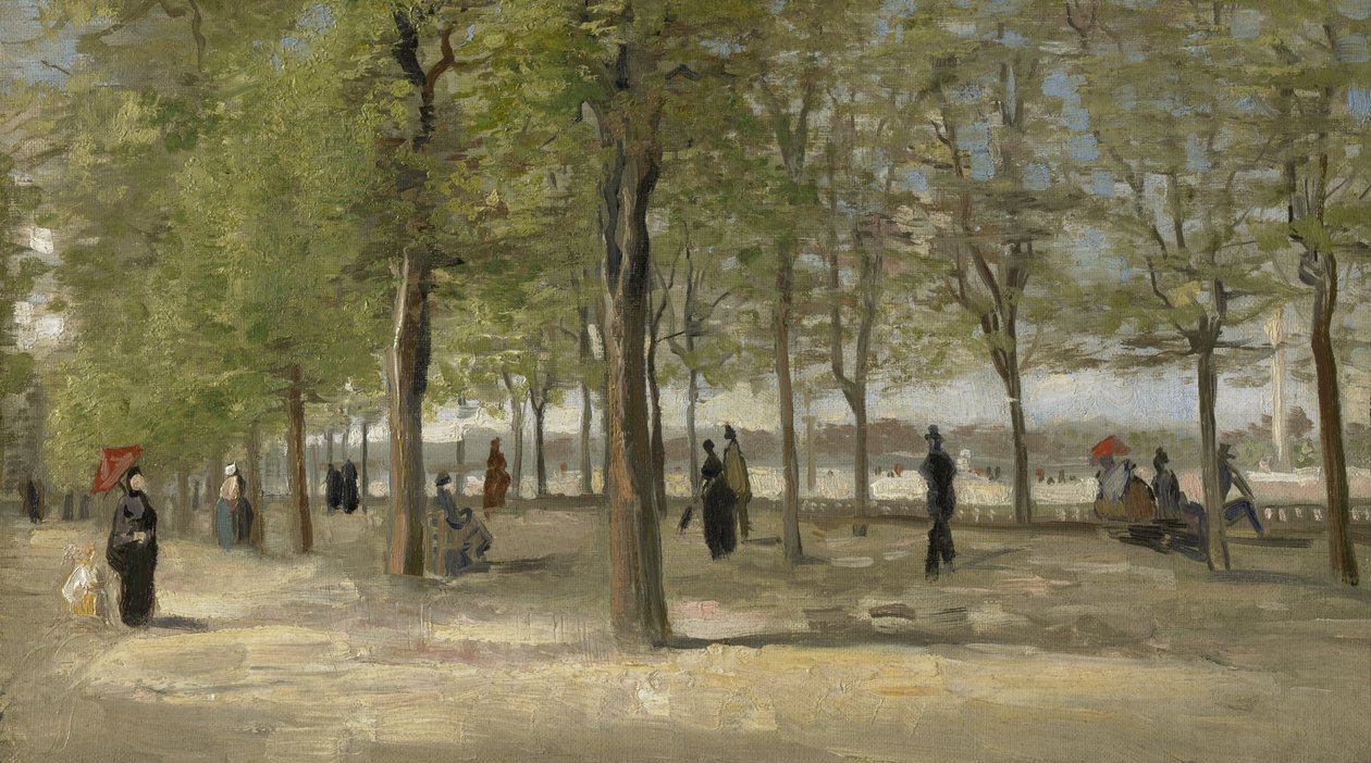 Terrasse i Luxembourghagen av Vincent van Gogh