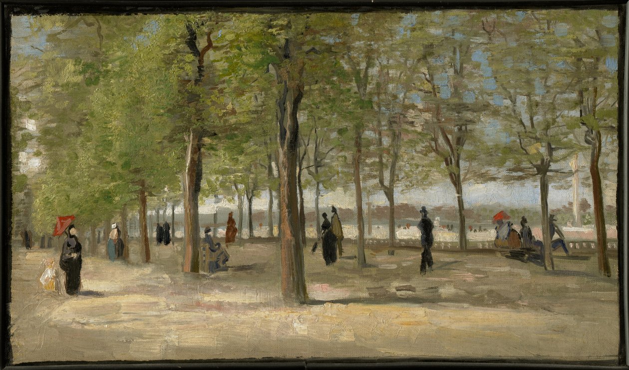 Terrasse i Luxembourghagen av Vincent van Gogh