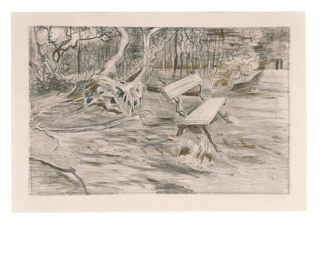 Benken, 1882 av Vincent van Gogh