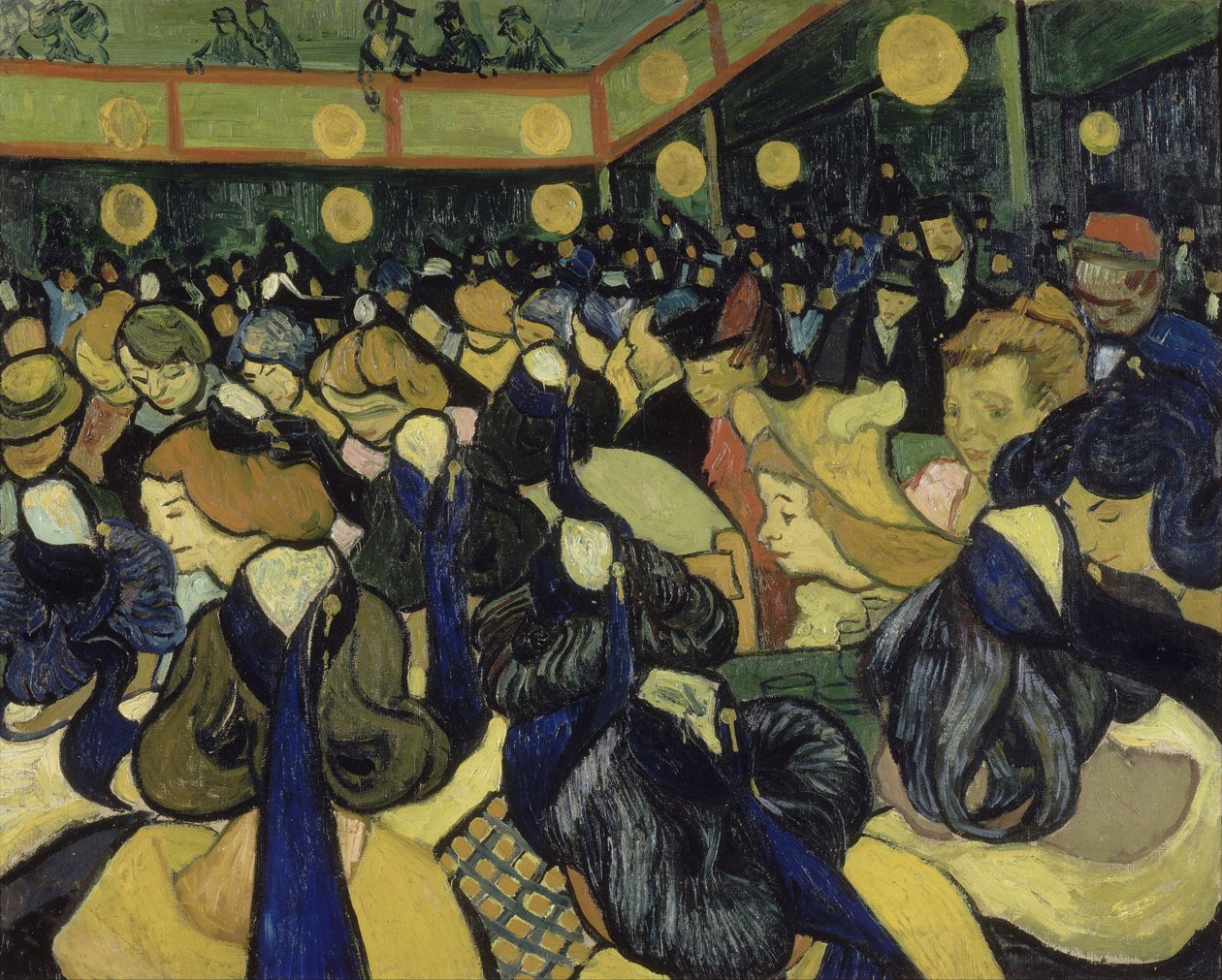 Dansesalen i Arles, 1888 av Vincent van Gogh