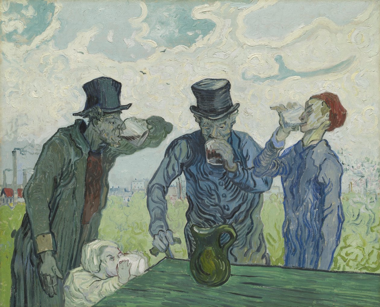 The Drinkers, 1890 av Vincent van Gogh