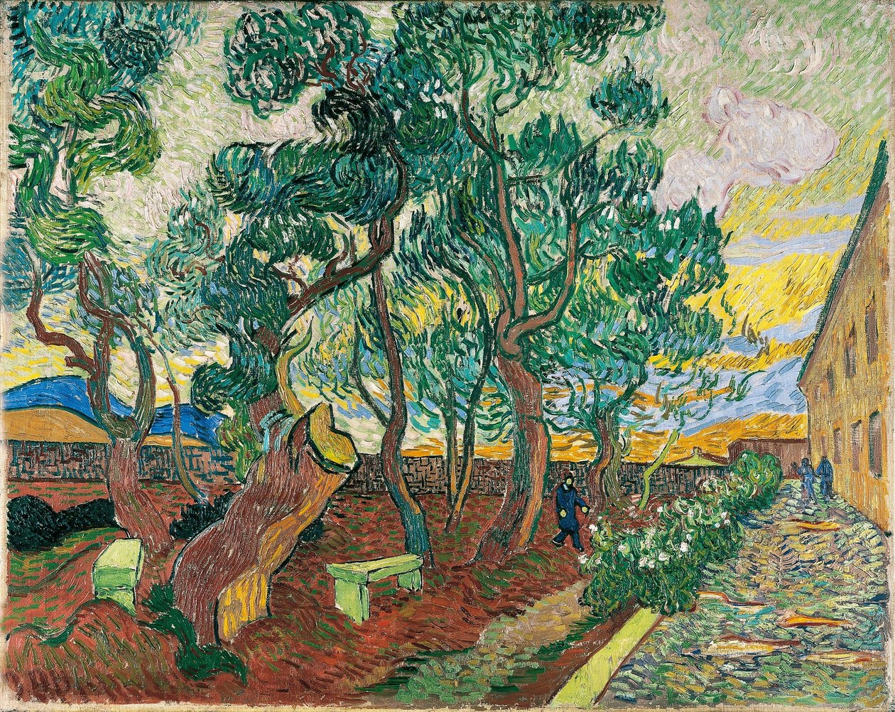 Hagen ved Saint-Paul-sykehuset av Vincent van Gogh
