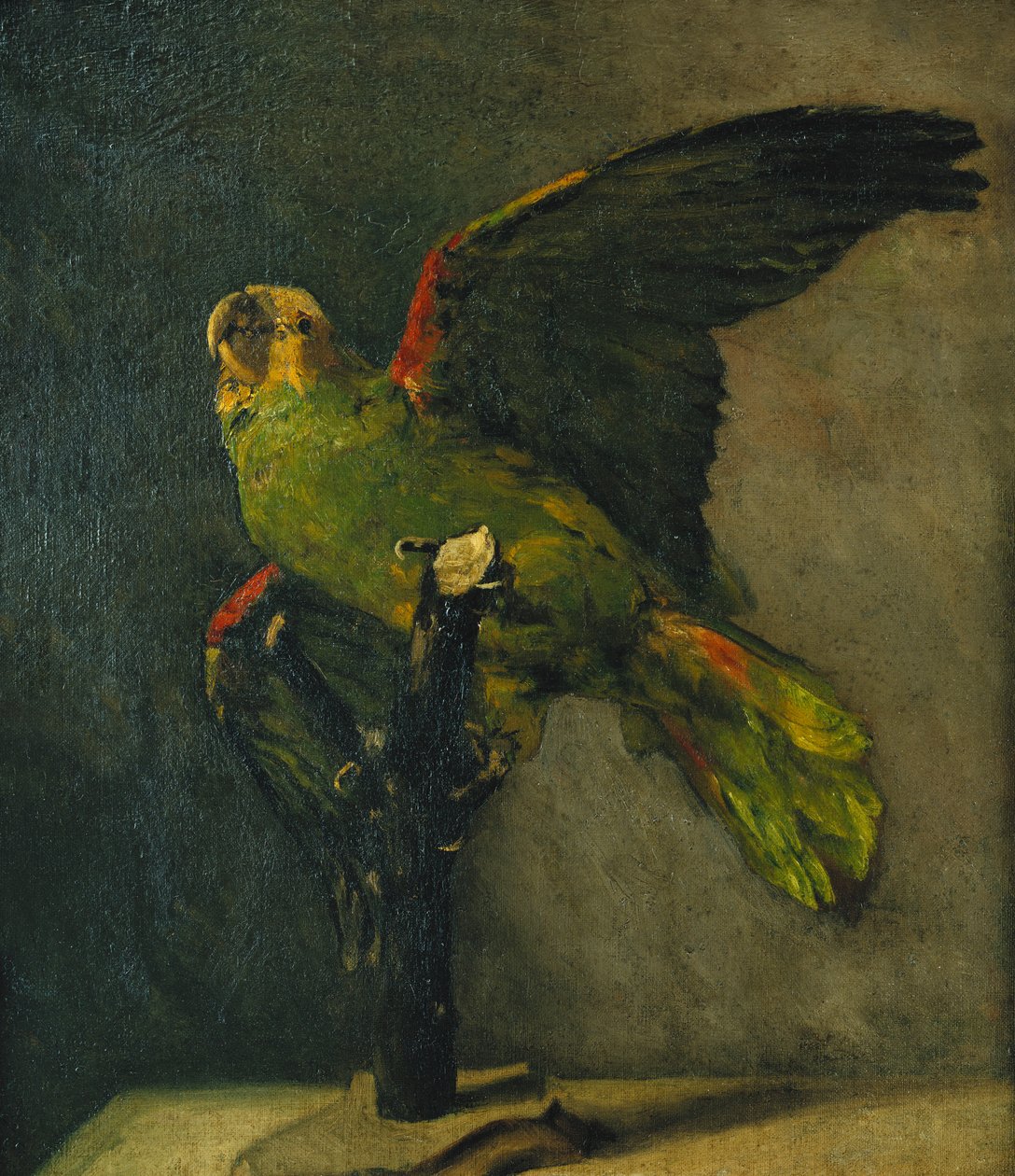 Den grønne papegøyen; Le Perroquet Vert, 1885 av Vincent van Gogh
