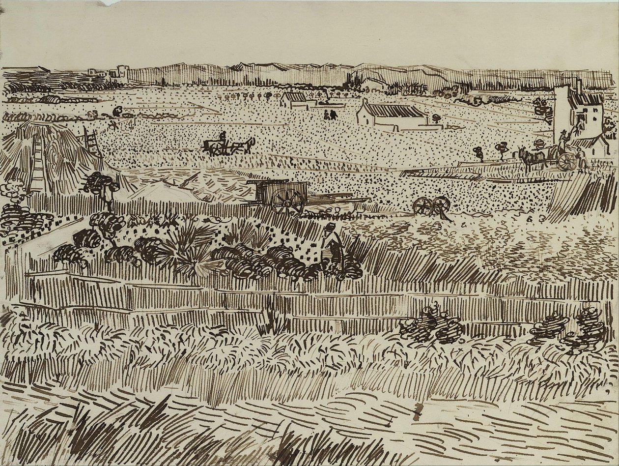 Høsten i Provence for Émile Bernard, 1888 av Vincent van Gogh
