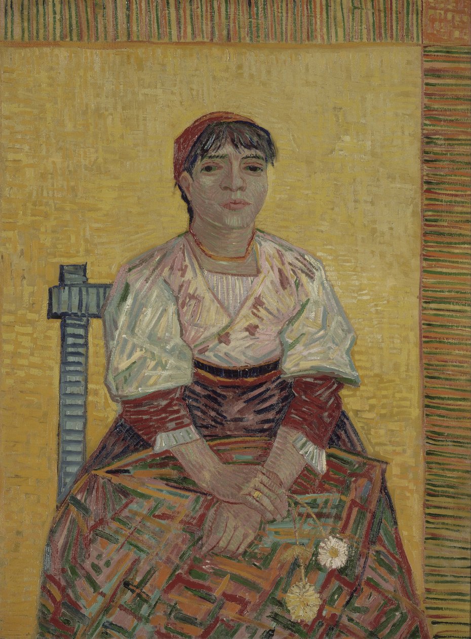 Den italienske kvinnen, 1887 av Vincent van Gogh
