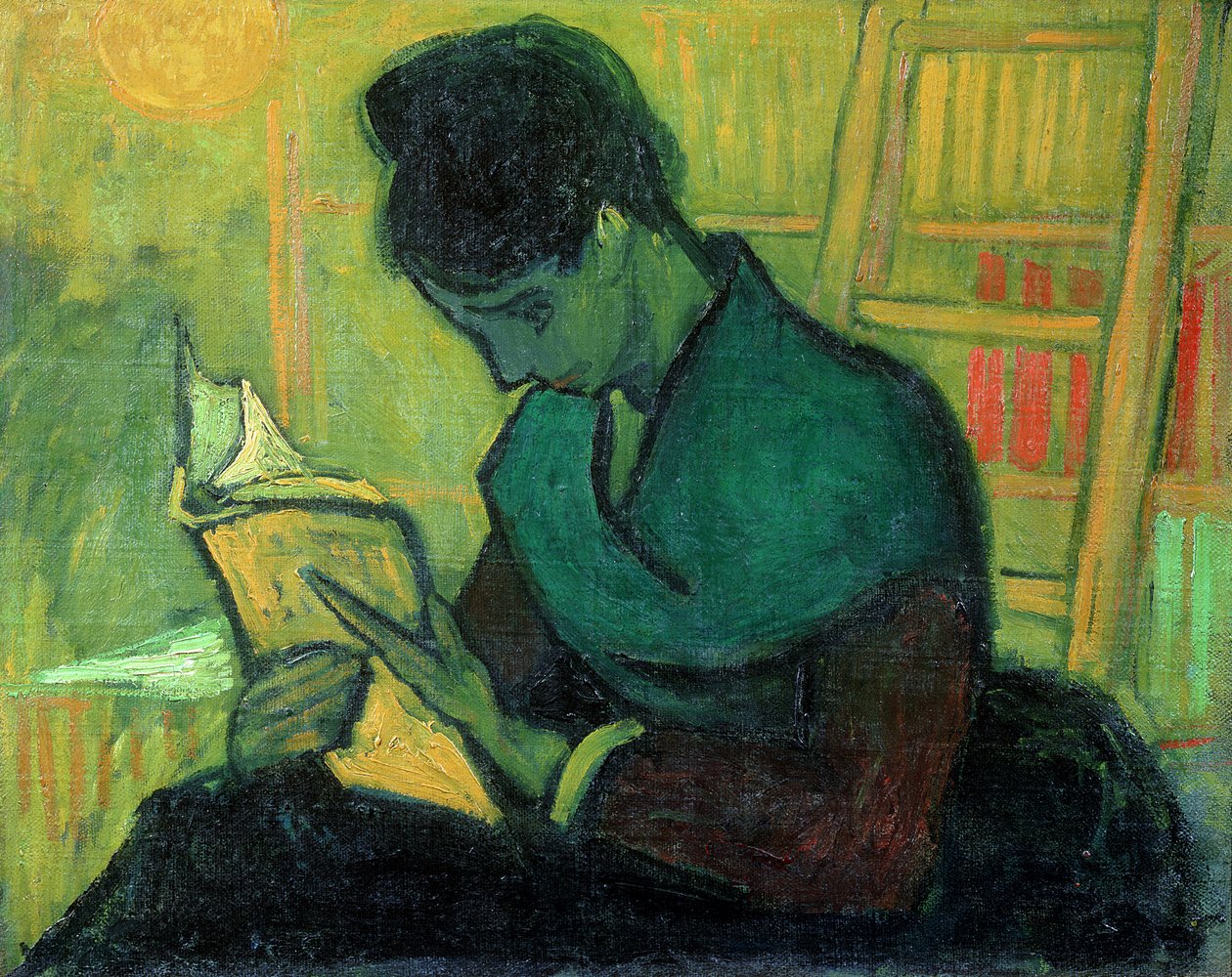 Romanleseren, 1888 av Vincent van Gogh