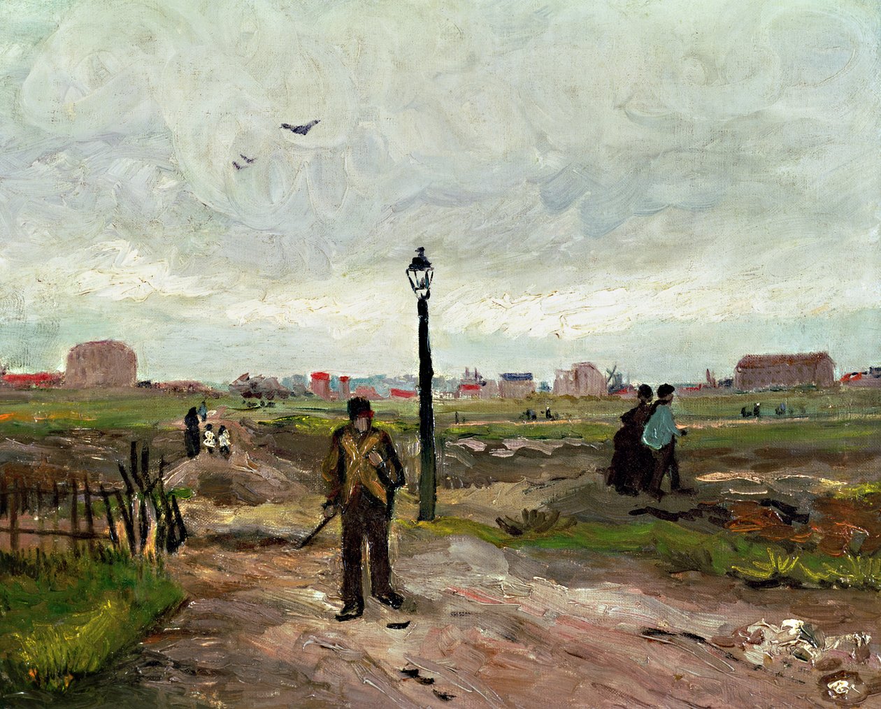 Utkanten av Paris, 1886 av Vincent van Gogh