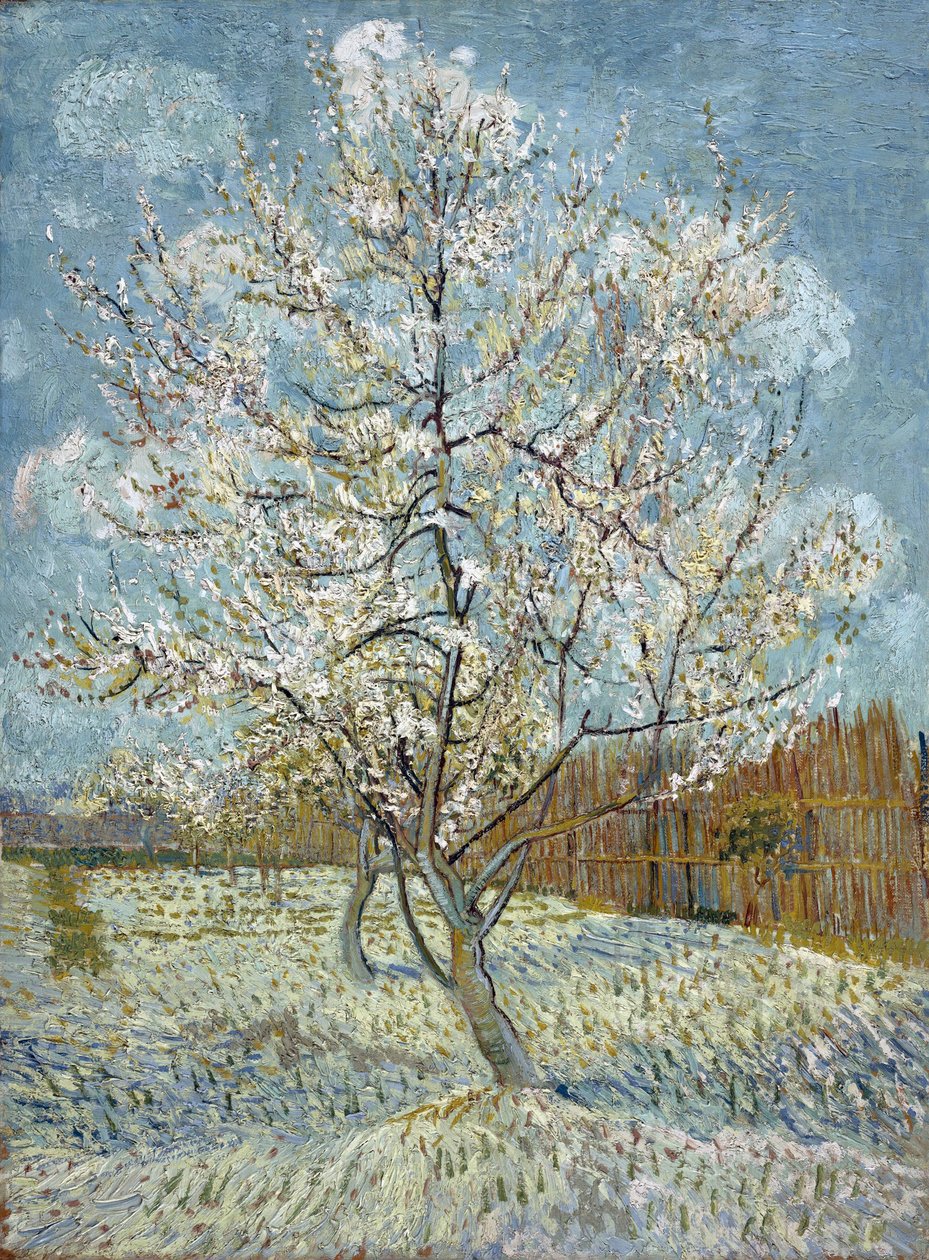 Det rosa ferskentreet av Vincent van Gogh