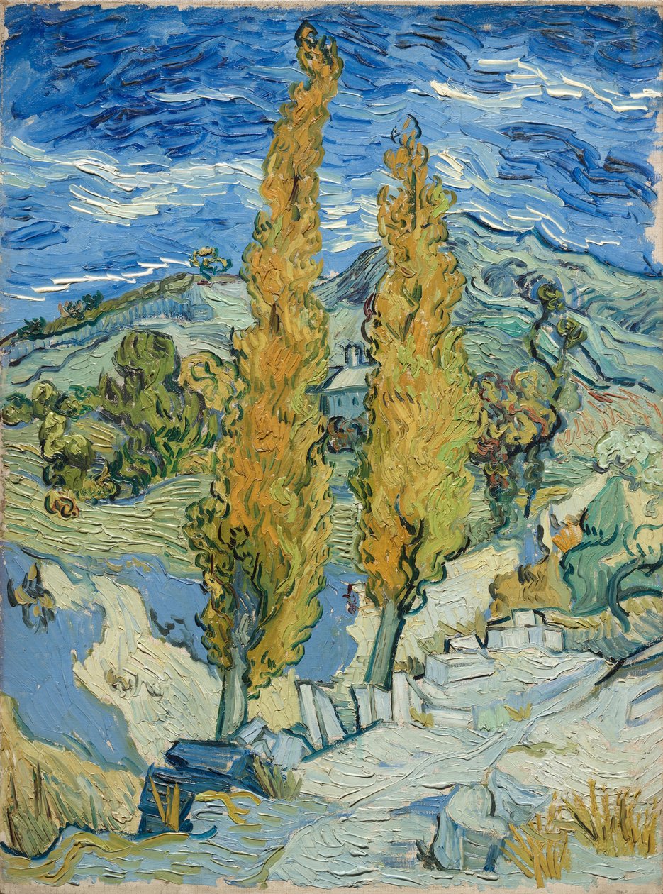 Poplene ved Saint-Rémy, 1889 av Vincent van Gogh