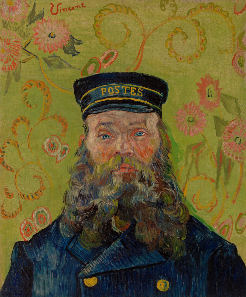 Postmannen (Joseph-Etienne Roulin) av Vincent van Gogh