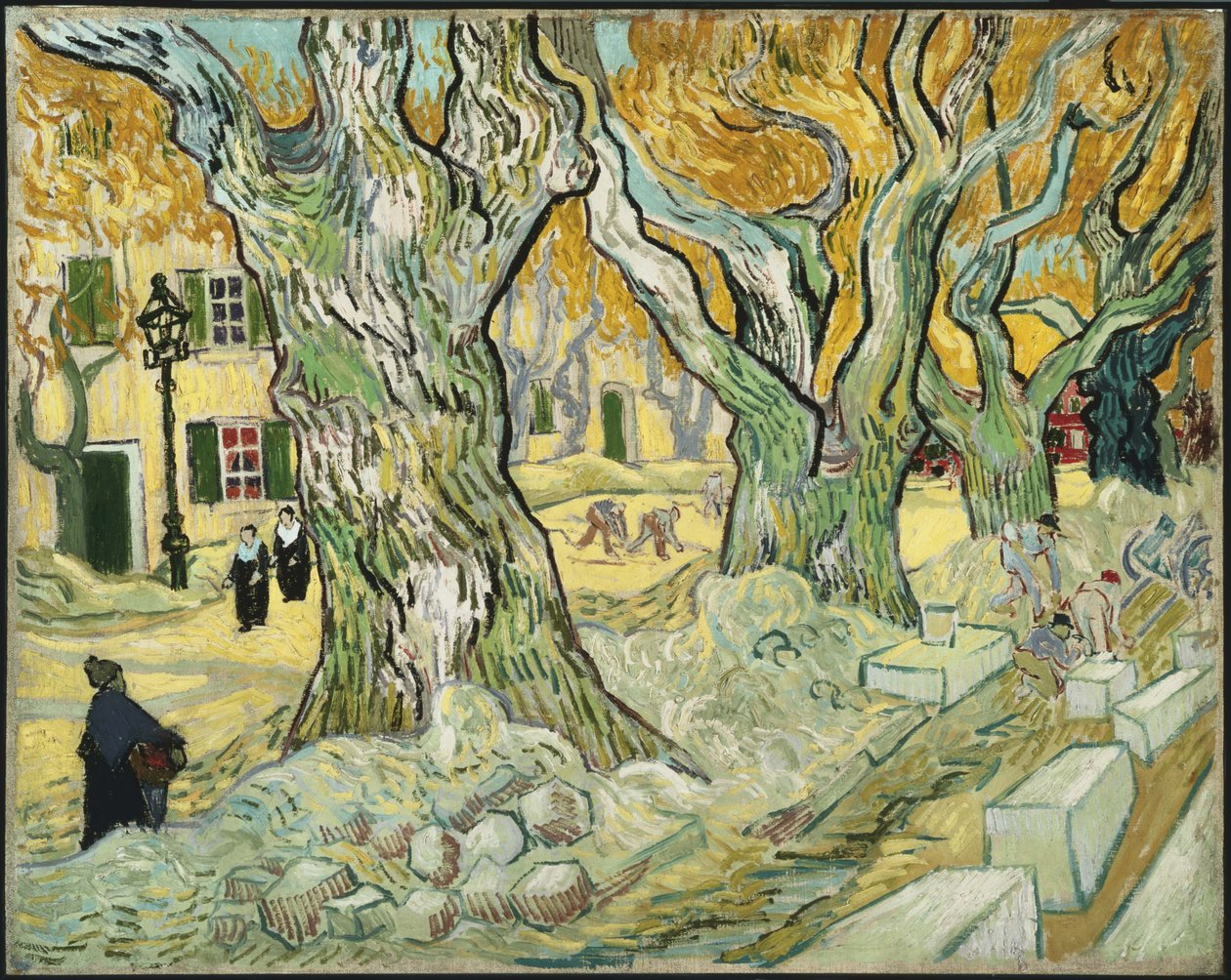 Veiarbeiderne av Vincent van Gogh