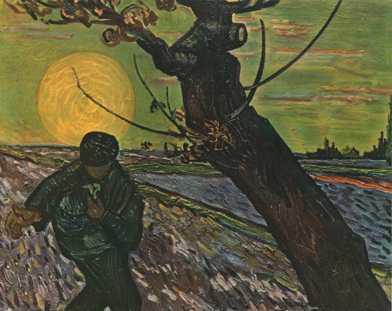 Såmannen, oktober 1888, 1947. av Vincent van Gogh