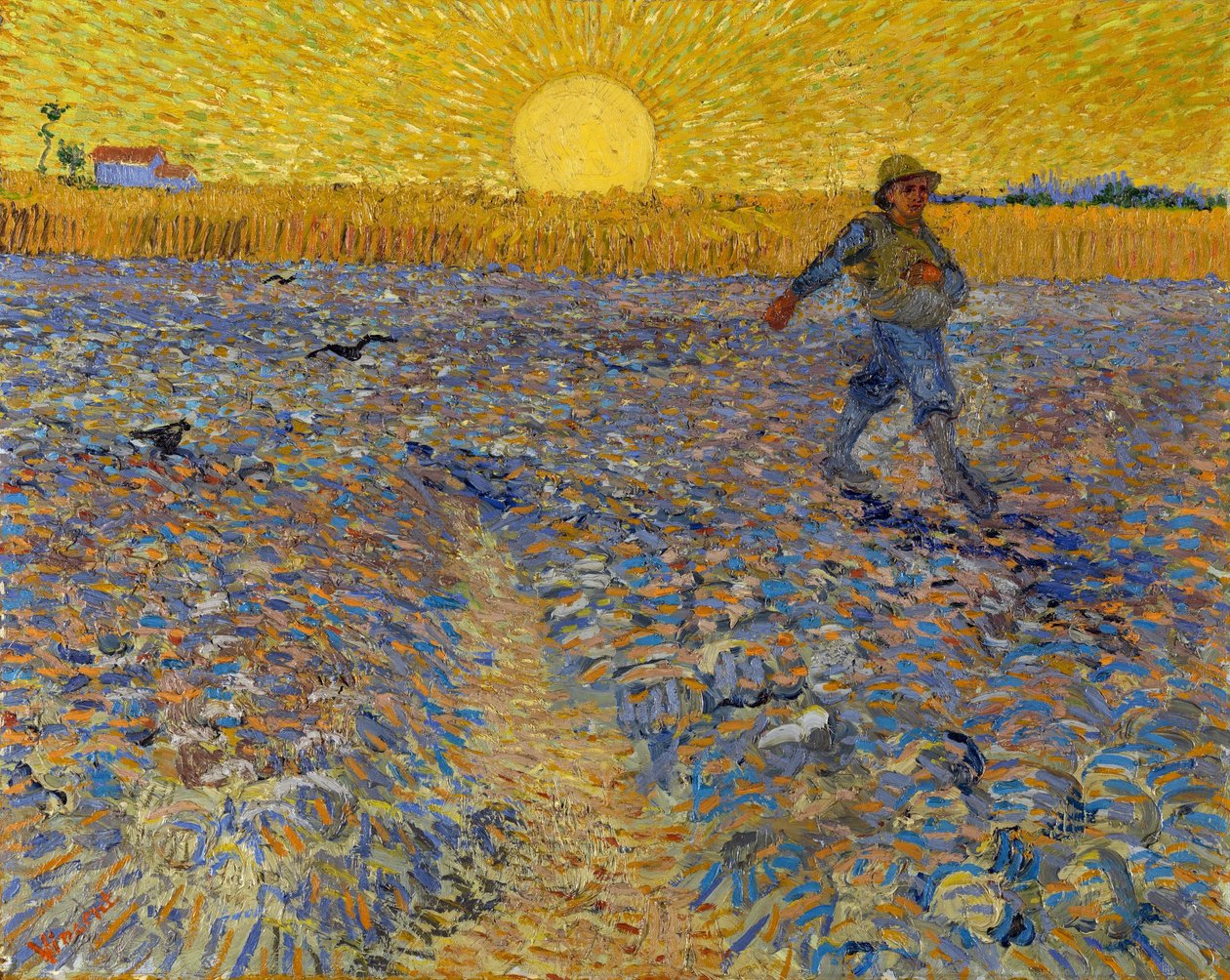 Såmannen, ca. 1888 (olje på lerret) av Vincent van Gogh