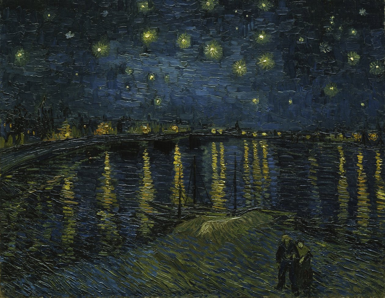 Stjernenatten, 1888 av Vincent van Gogh