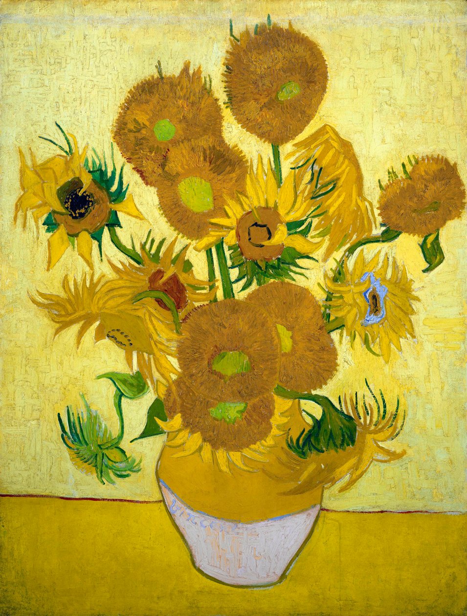 Solsikkene, 1889 av Vincent van Gogh