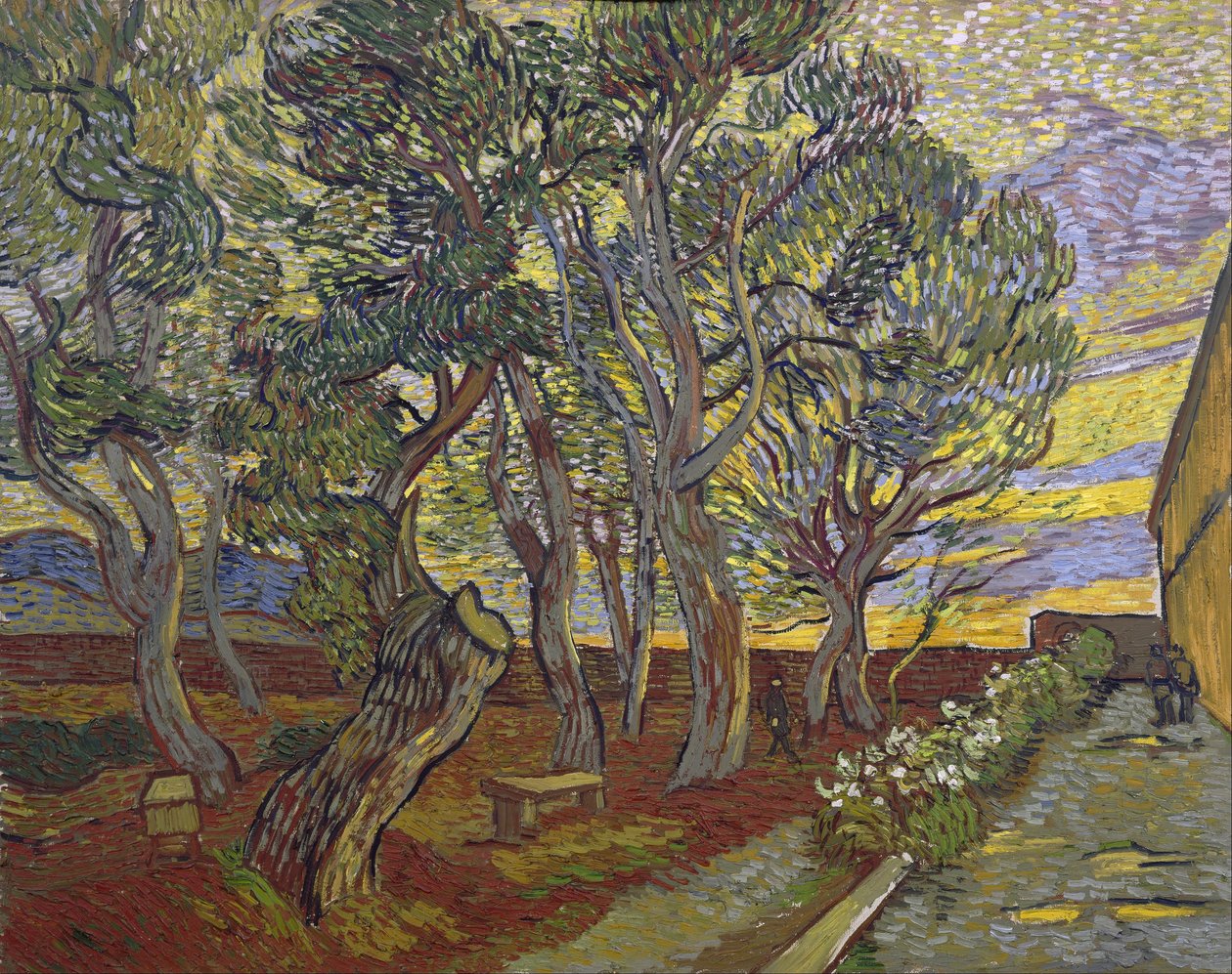 Hagen ved Saint-Paul-sykehuset av Vincent van Gogh