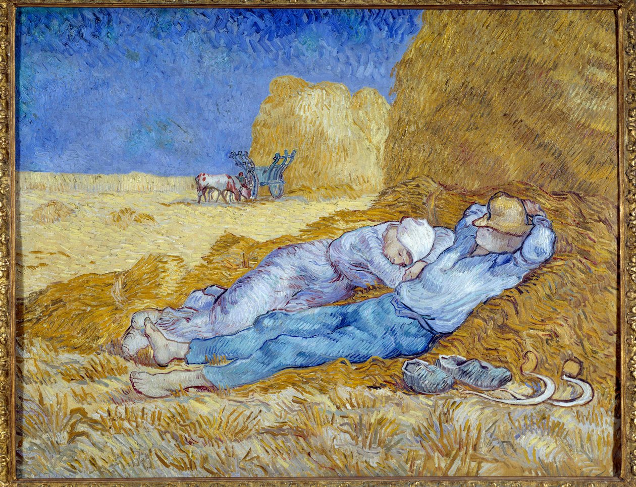 Meridianen eller siestaen (etter Millet) av Vincent van Gogh