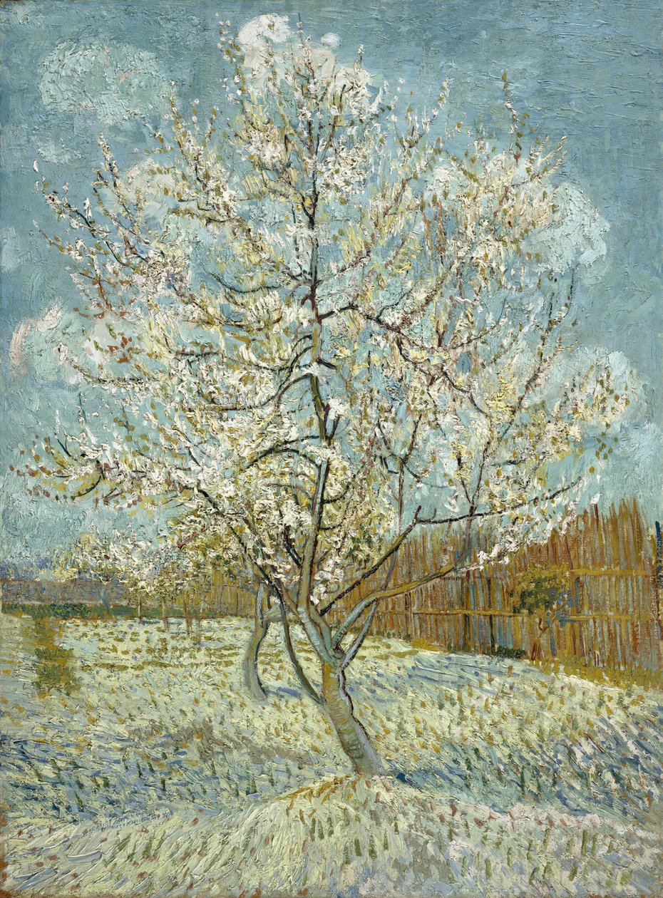 Det rosa ferskentreet av Vincent van Gogh