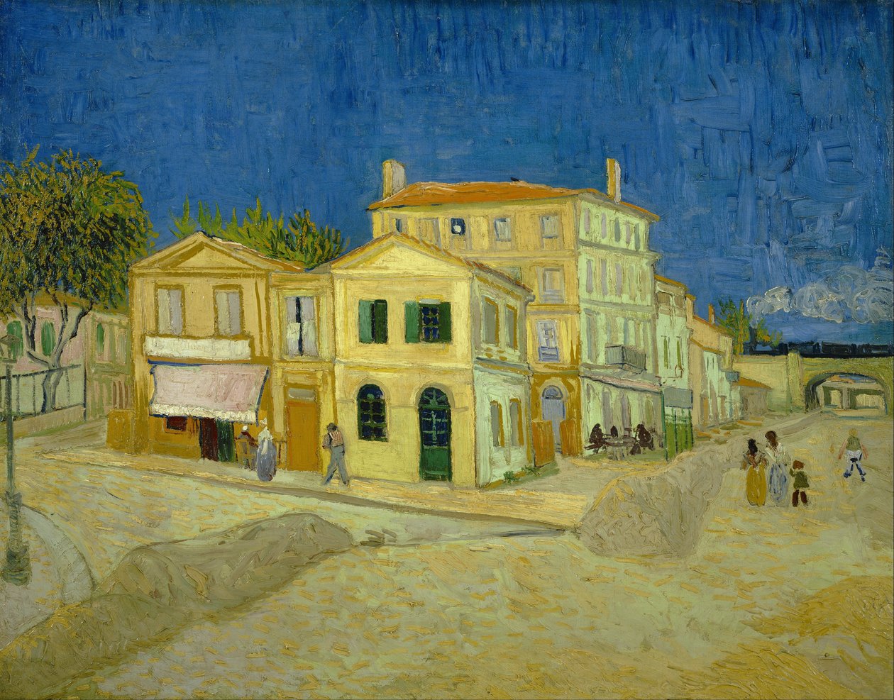 Det gule huset (Gaten) av Vincent van Gogh