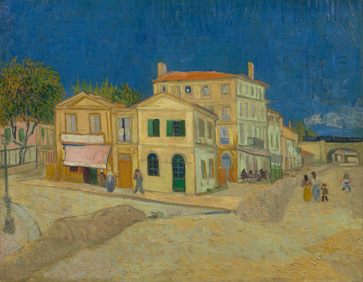Det gule huset (Gaten) av Vincent van Gogh