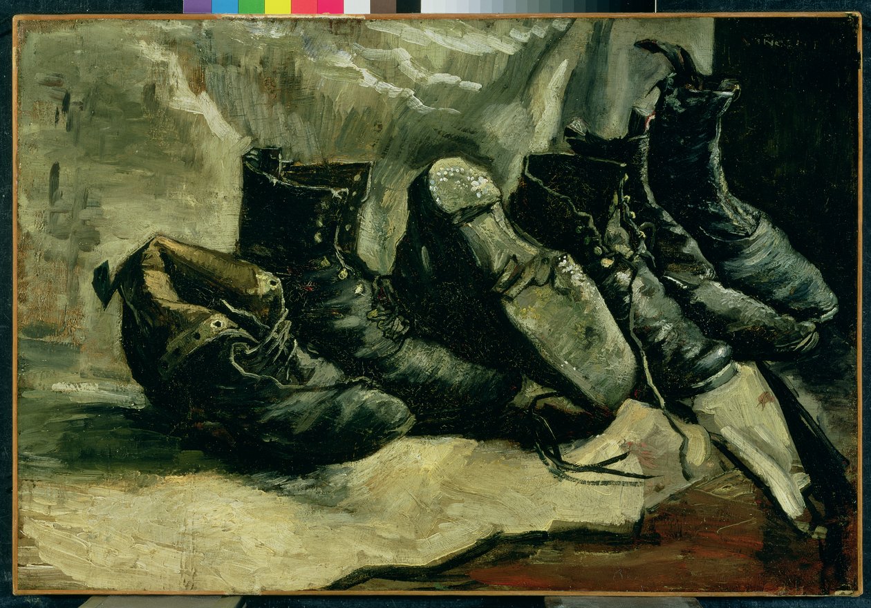 Tre par sko av Vincent van Gogh