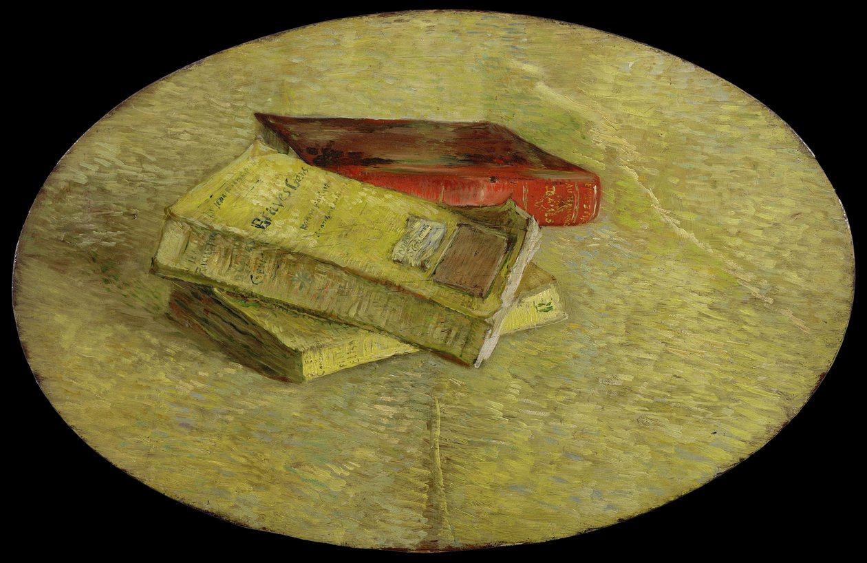 ""Tre bøker"" (Tre romaner) Maleri av Vincent van Gogh (1853-1890) 1887 Dim 31 X 48,5 cm Van Gogh-museet, Amsterdam av Vincent van Gogh