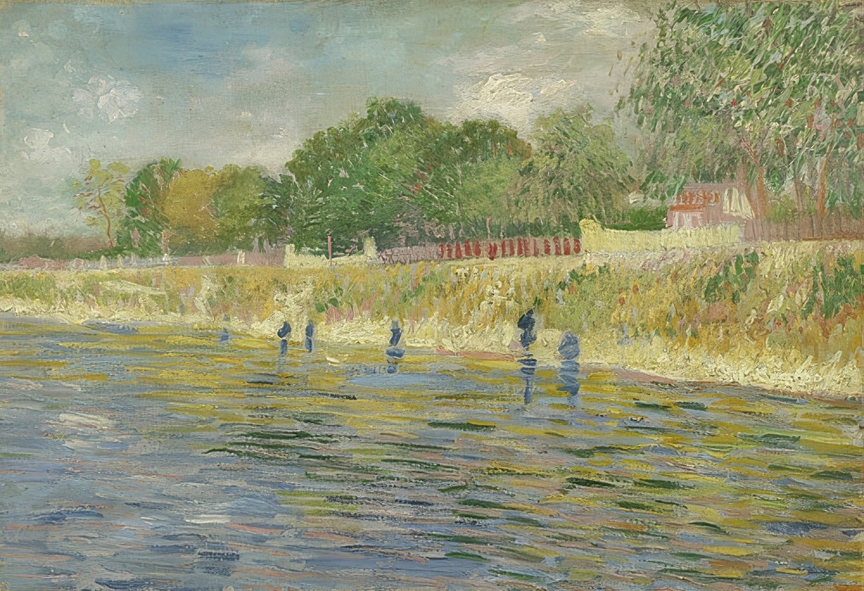 Bank of the Seine. Paris, mai-juli 1887 av Vincent van Gogh