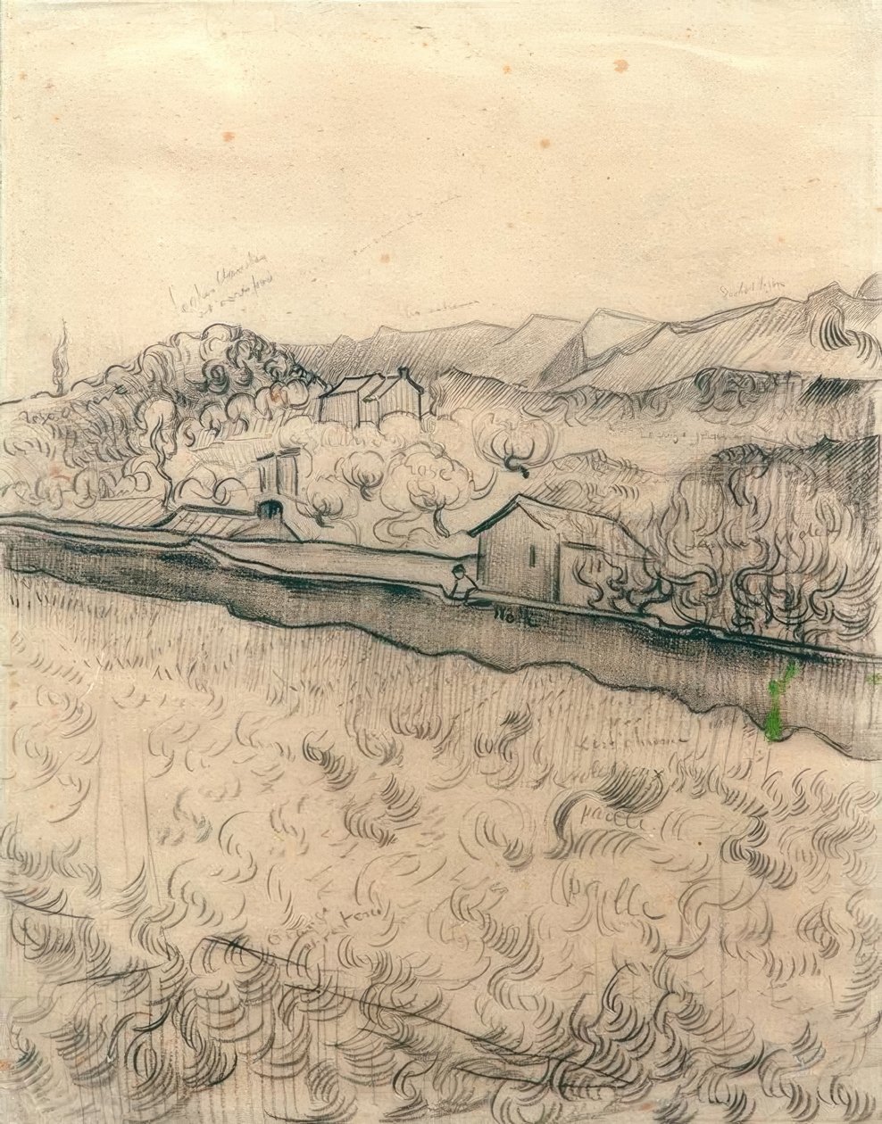 Inngjerdet felt av Vincent van Gogh