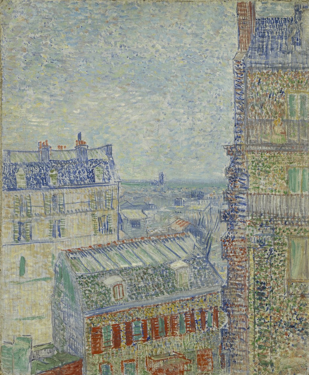 Utsikt fra Theos leilighet av Vincent van Gogh