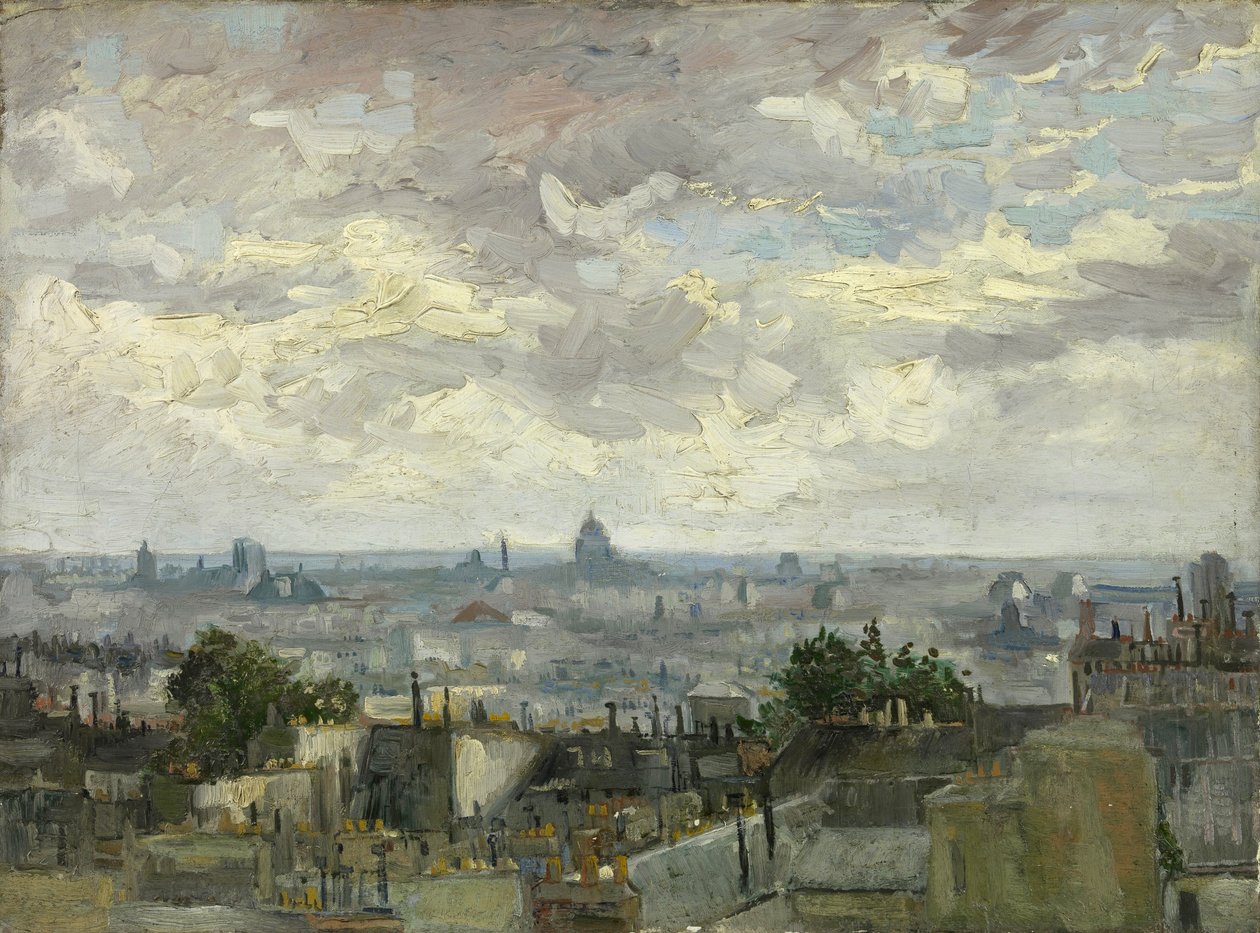 Utsikt over Paris av Vincent van Gogh