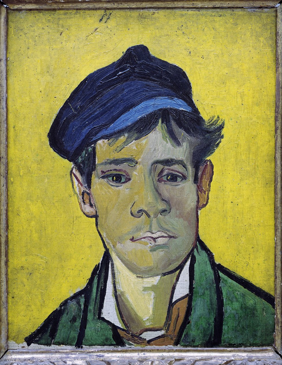 Ung mann med hatt av Vincent van Gogh